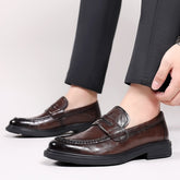Men's All-Match Breathable British Business Leather Shoes